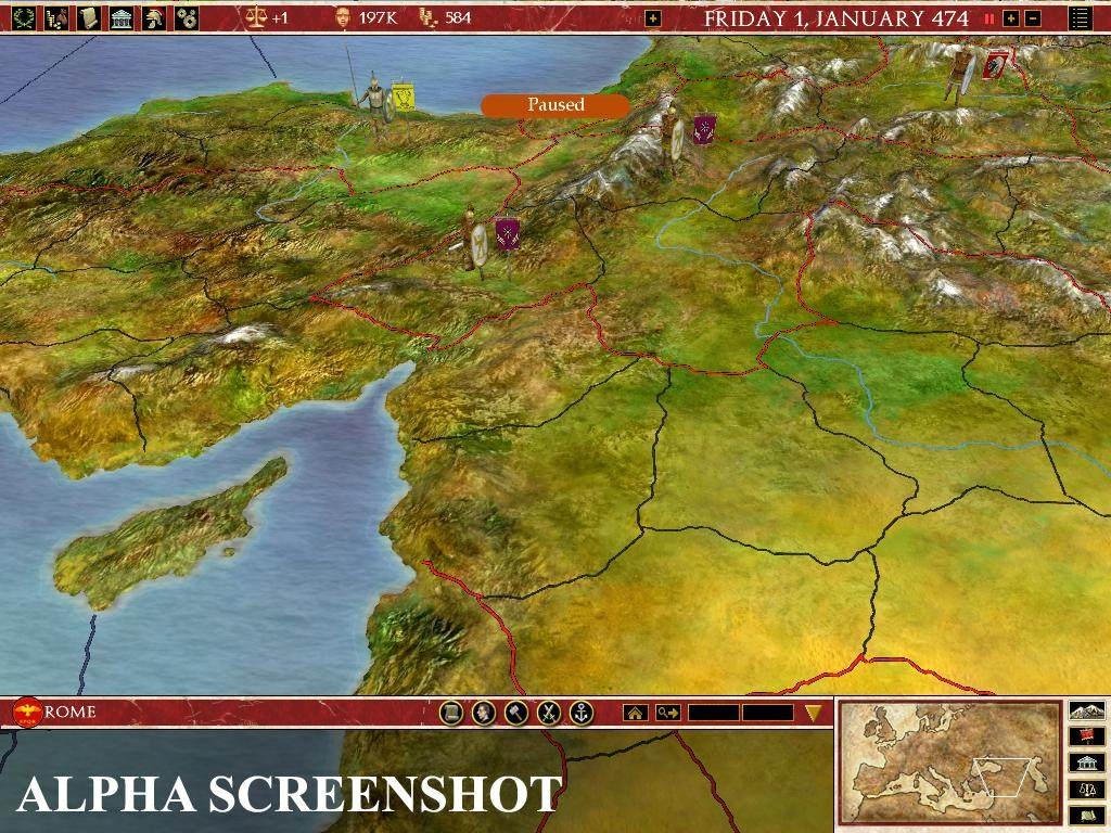 Скриншот из игры Europa Universalis: Rome под номером 1