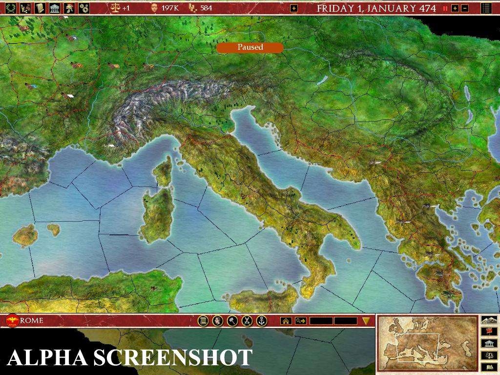 Скриншот из игры Europa Universalis: Rome под номером 2
