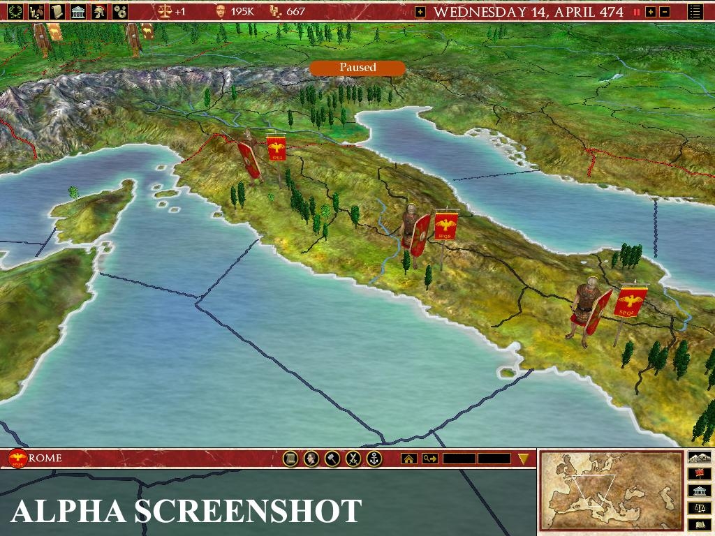 Скриншот из игры Europa Universalis: Rome под номером 3