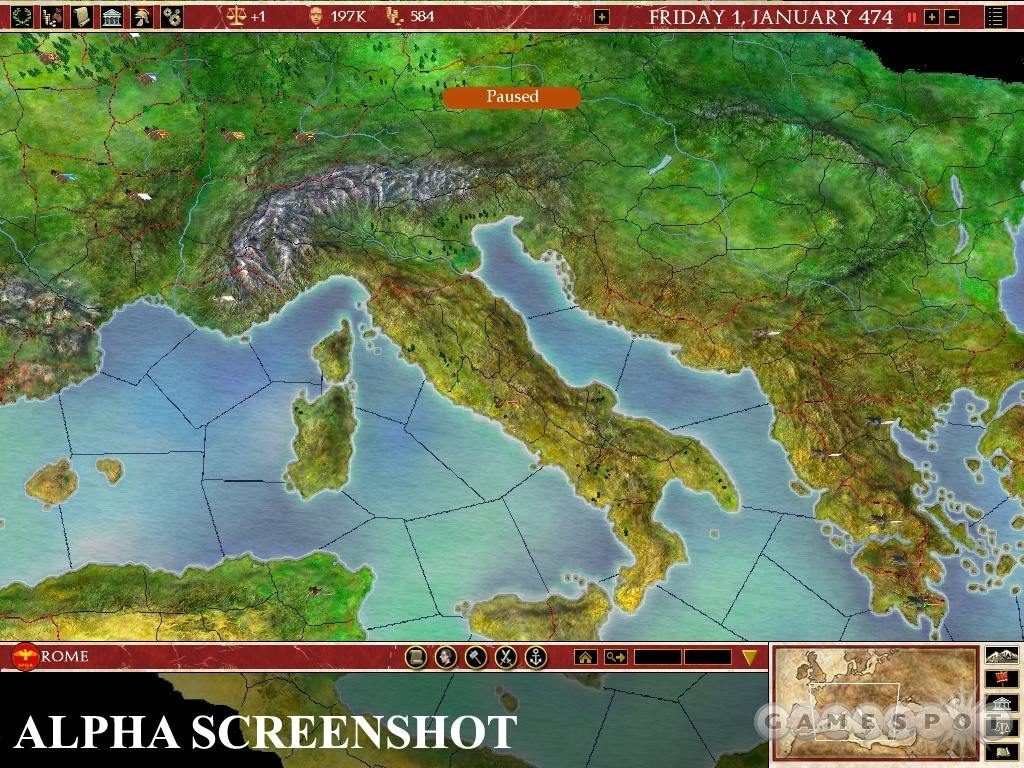 Скриншот из игры Europa Universalis: Rome под номером 5