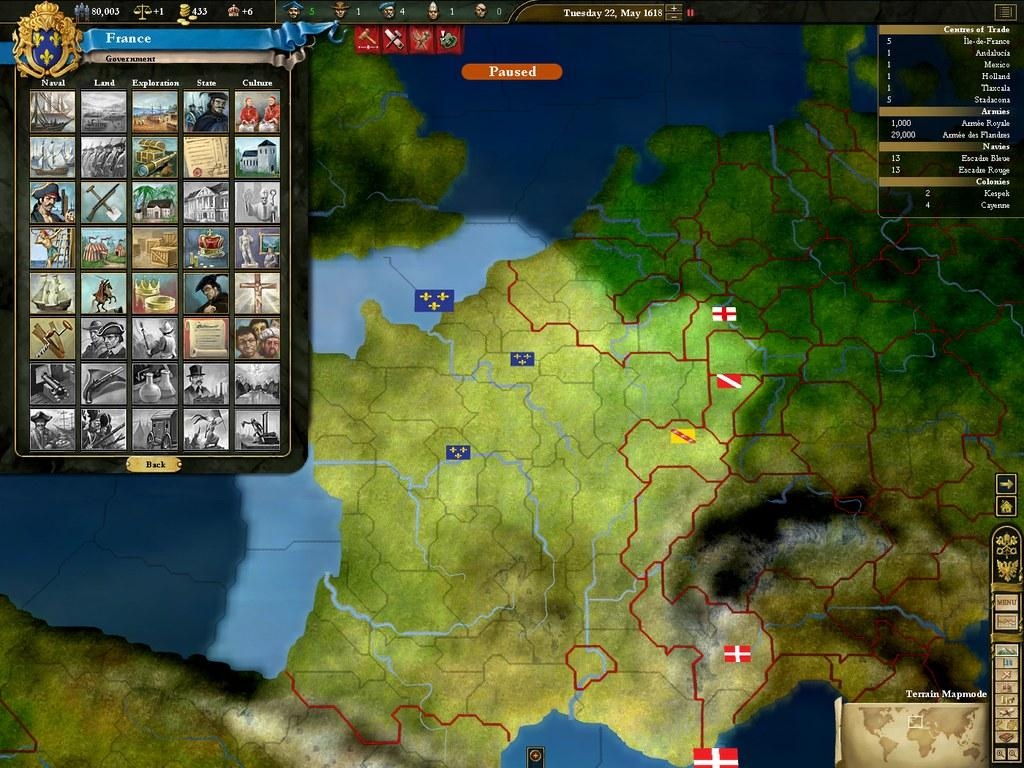 Скриншот из игры Europa Universalis III: In Nomine под номером 1
