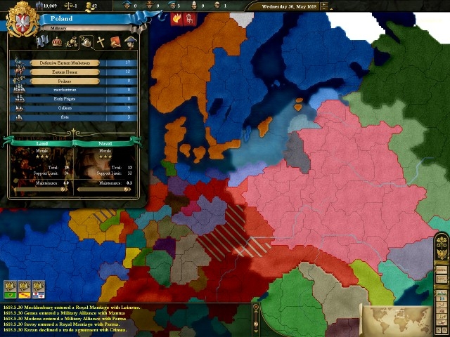 Скриншот из игры Europa Universalis III: In Nomine под номером 8