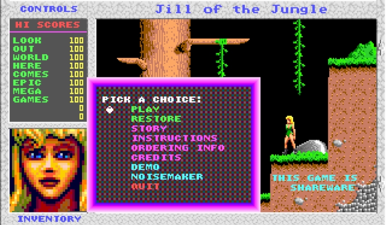 Скриншот из игры Jill of the Jungle под номером 3