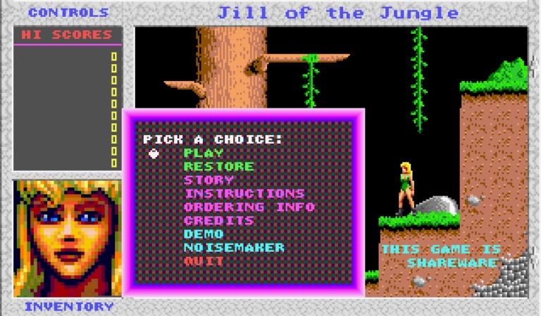 Скриншот из игры Jill of the Jungle под номером 40