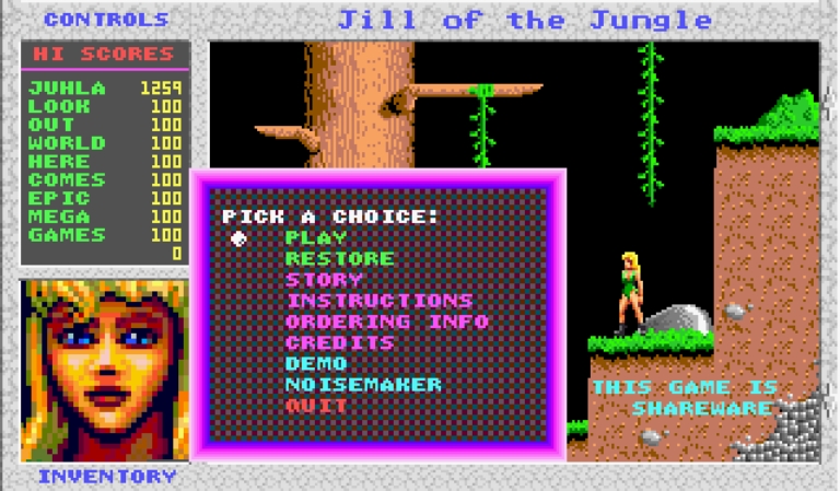 Скриншот из игры Jill of the Jungle под номером 8