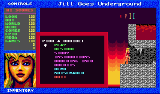 Скриншот из игры Jill of the Jungle 2: Jill Goes Underground под номером 12
