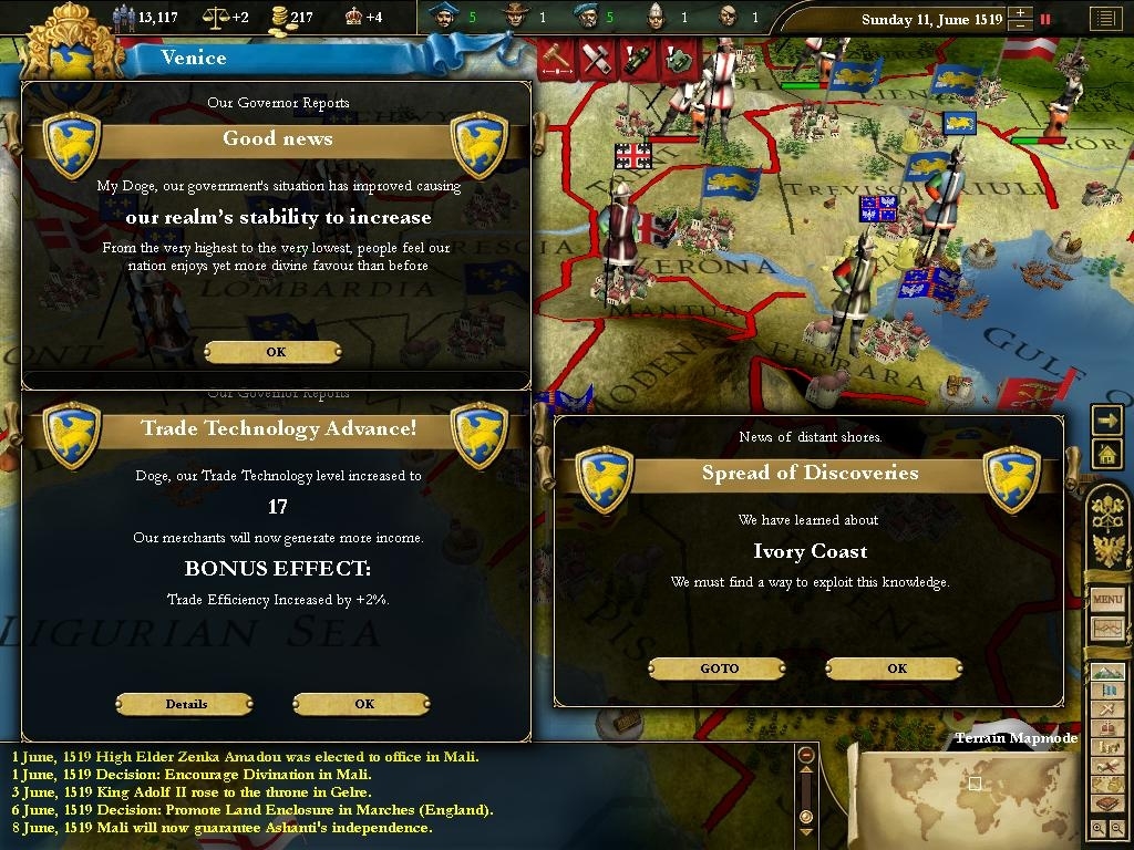 Скриншот из игры Europa Universalis 3 Complete под номером 11