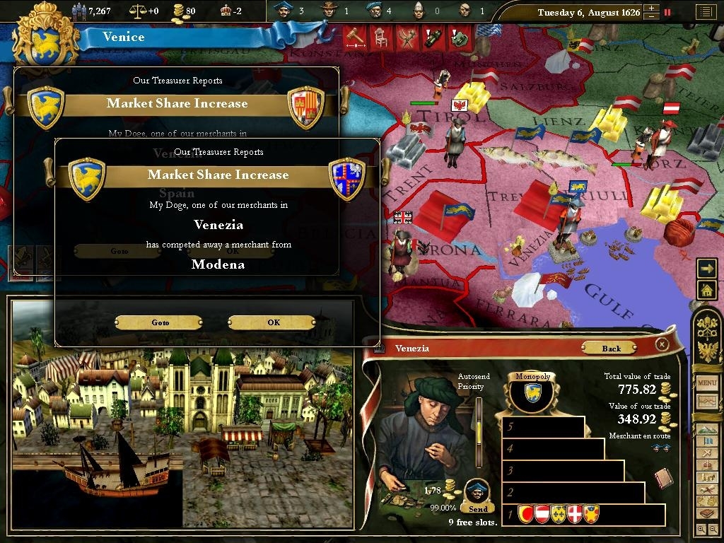Скриншот из игры Europa Universalis 3 Complete под номером 12