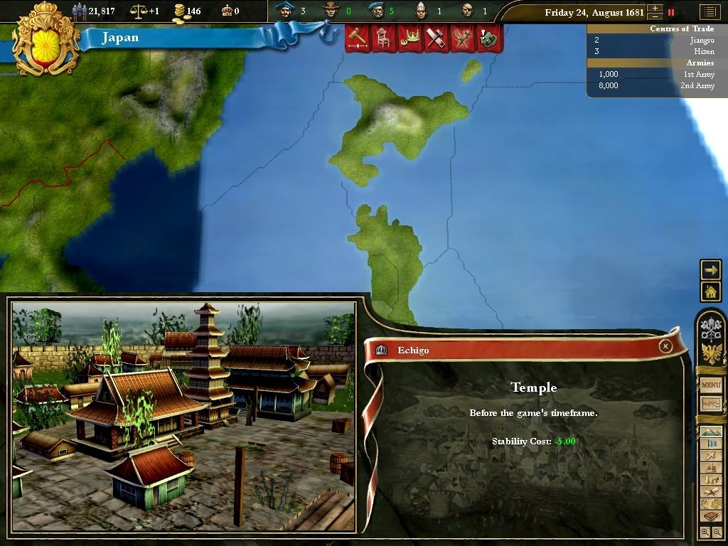 Скриншот из игры Europa Universalis 3 Complete под номером 13