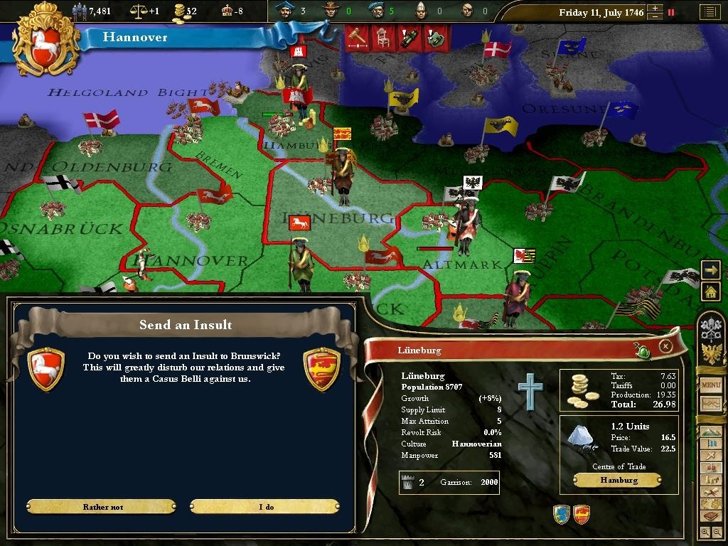 Скриншот из игры Europa Universalis 3 Complete под номером 9