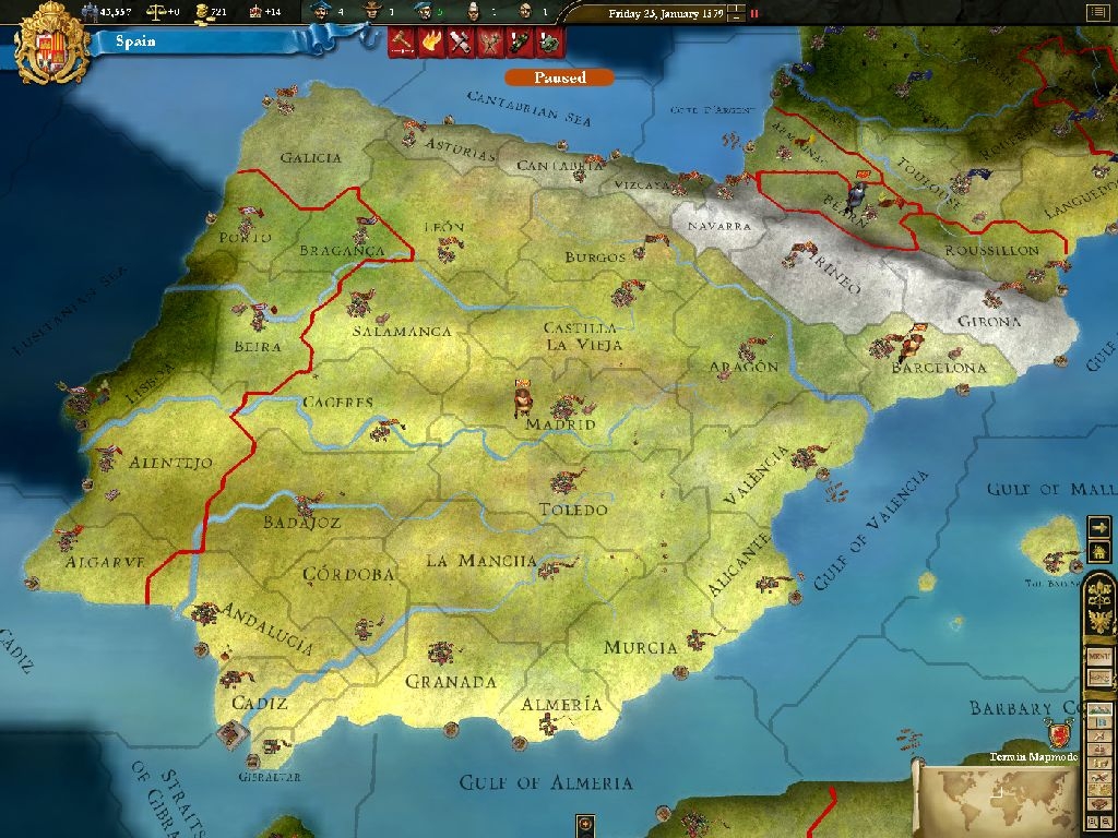 Скриншот из игры Europa Universalis 3: Heir to the Throne под номером 5