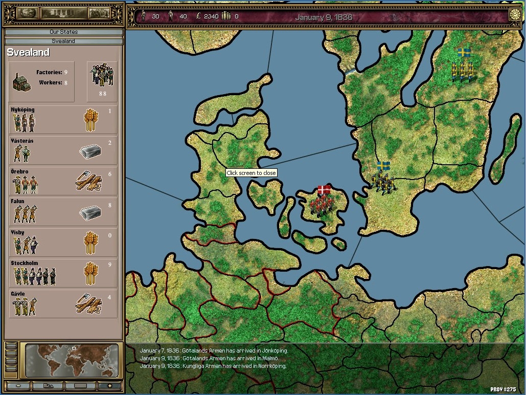 Скриншот из игры Victoria: An Empire Under the Sun под номером 1