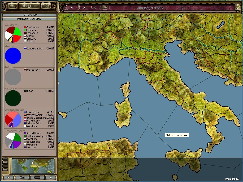 Скриншот из игры Victoria: An Empire Under the Sun под номером 2