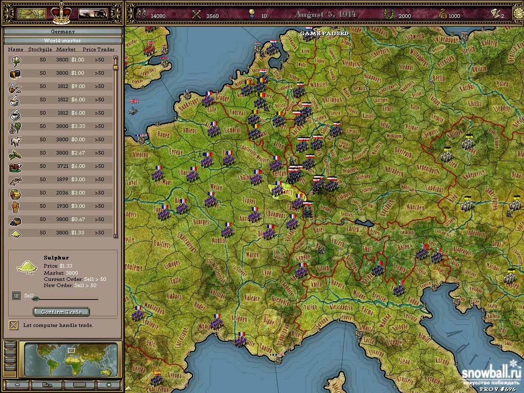 Скриншот из игры Victoria: An Empire Under the Sun под номером 23