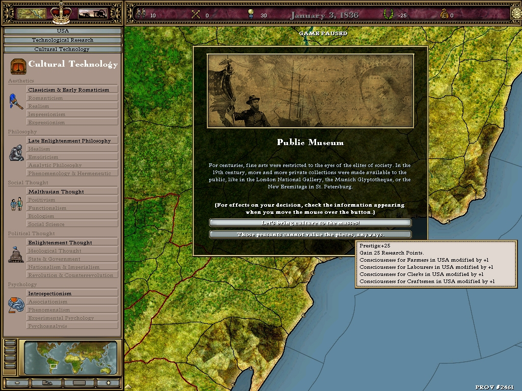 Скриншот из игры Victoria: An Empire Under the Sun под номером 7