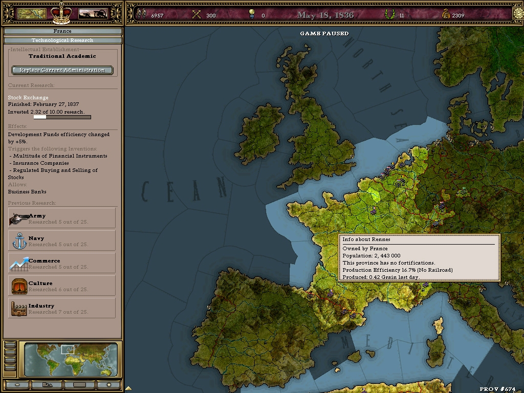 Скриншот из игры Victoria: An Empire Under the Sun под номером 9