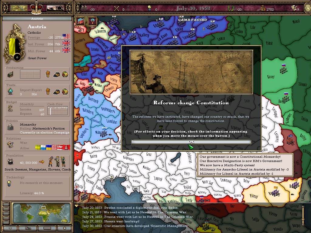 Скриншот из игры Victoria: Revolutions под номером 13
