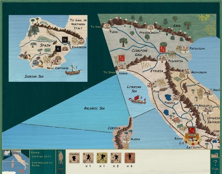 Скриншот из игры Hannibal: Rome and Carthage in the Second Punic War под номером 6