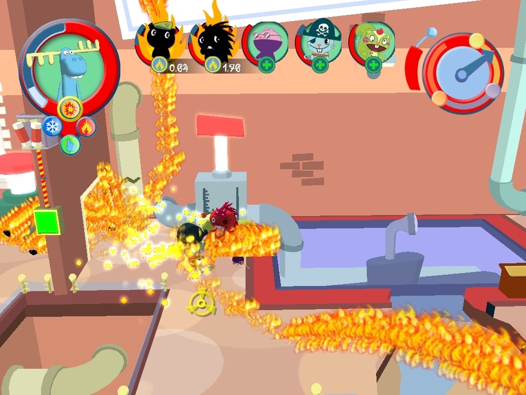 Скриншот из игры Happy Tree Friends: False Alarm под номером 4