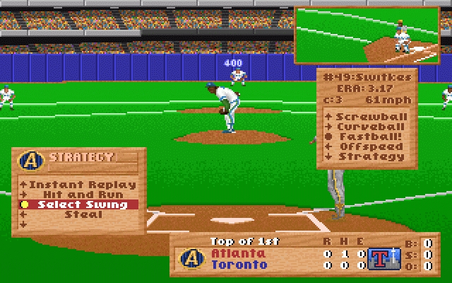 Скриншот из игры Hardball 3 под номером 4
