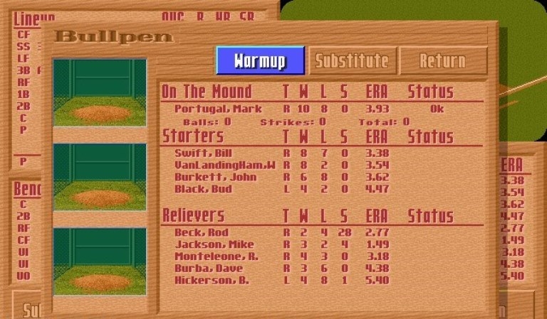 Скриншот из игры HardBall 4 под номером 15