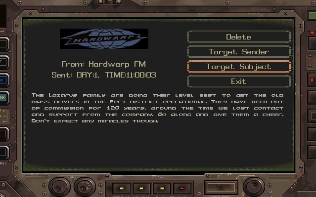 Скриншот из игры Hardwar под номером 5