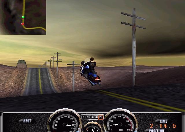 Скриншот из игры Harley-Davidson