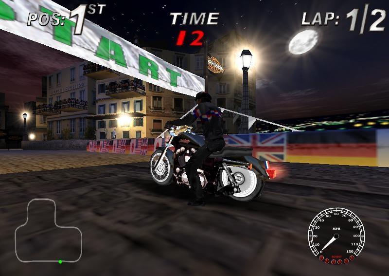 Скриншот из игры Harley-Davidson: Race Around the World под номером 1