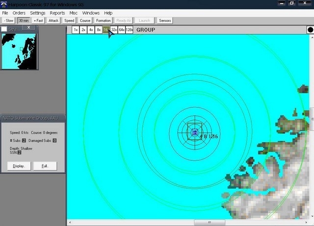 Скриншот из игры Harpoon Classic 
