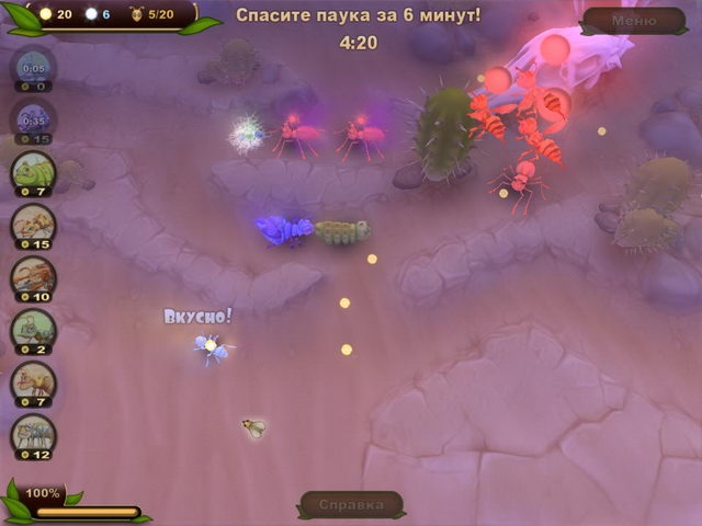 Скриншот из игры Война букашек под номером 5
