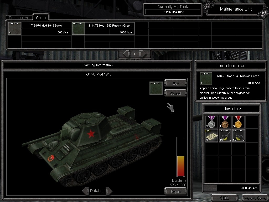 Скриншот из игры Tank Ace под номером 25