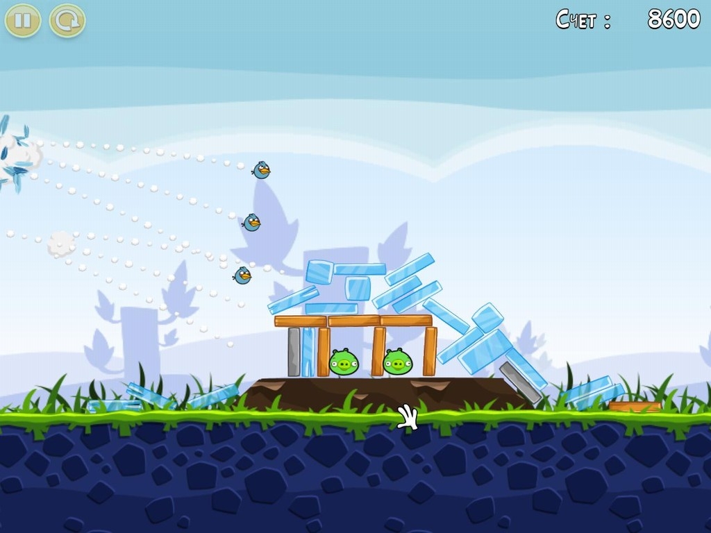 Скриншот из игры Angry Birds под номером 15