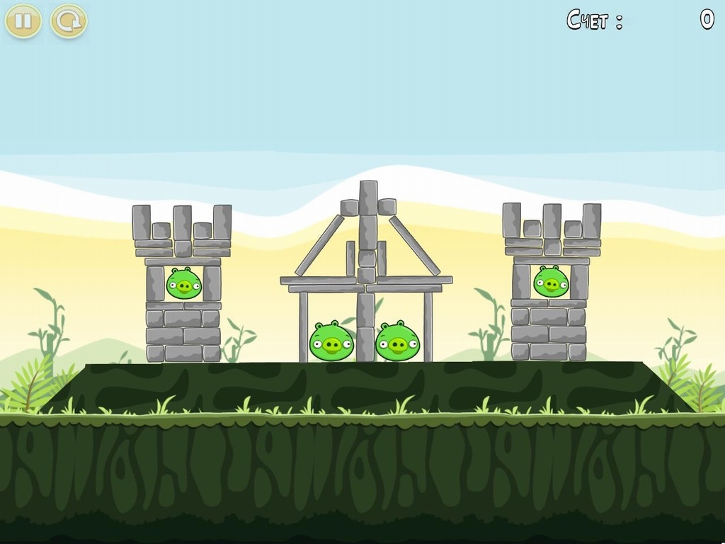 Скриншот из игры Angry Birds под номером 18