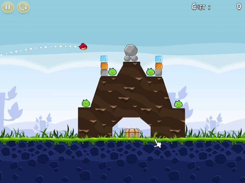 Скриншот из игры Angry Birds под номером 20