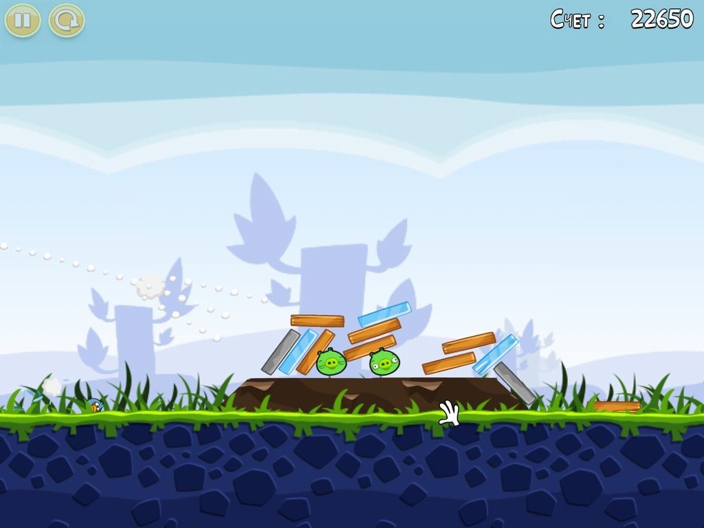 Скриншот из игры Angry Birds под номером 21