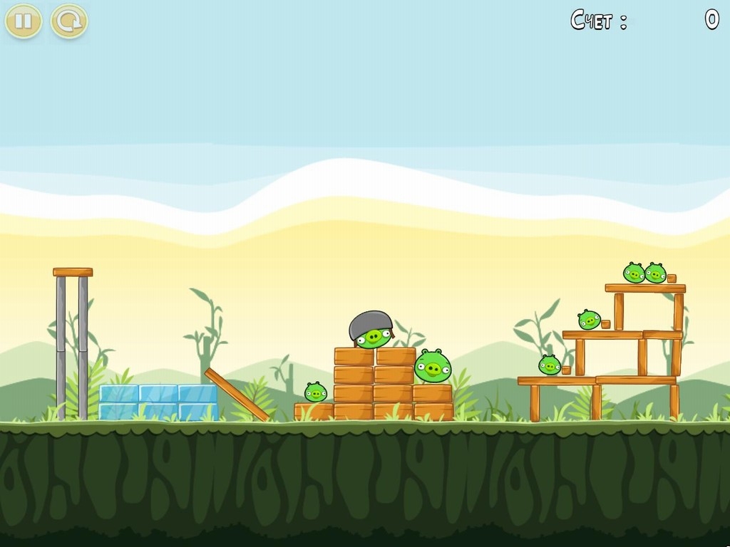 Скриншот из игры Angry Birds под номером 23