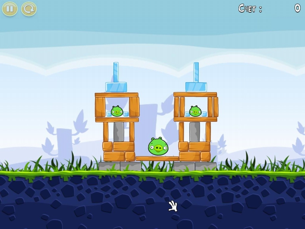 Скриншот из игры Angry Birds под номером 27