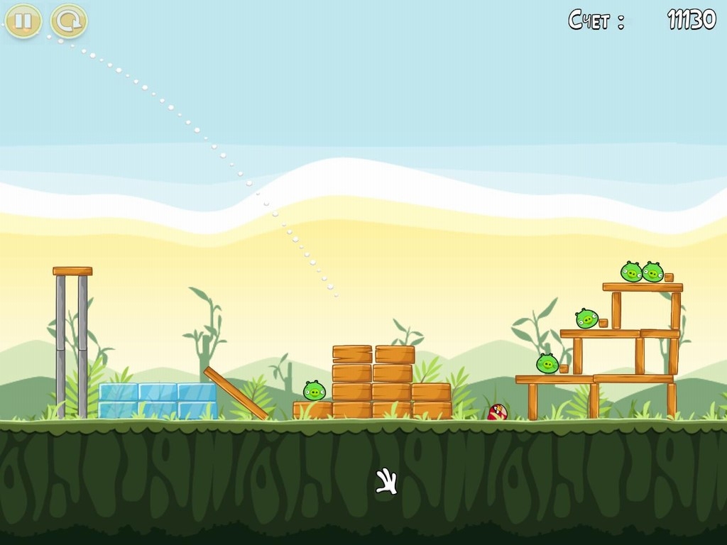 Скриншот из игры Angry Birds под номером 30