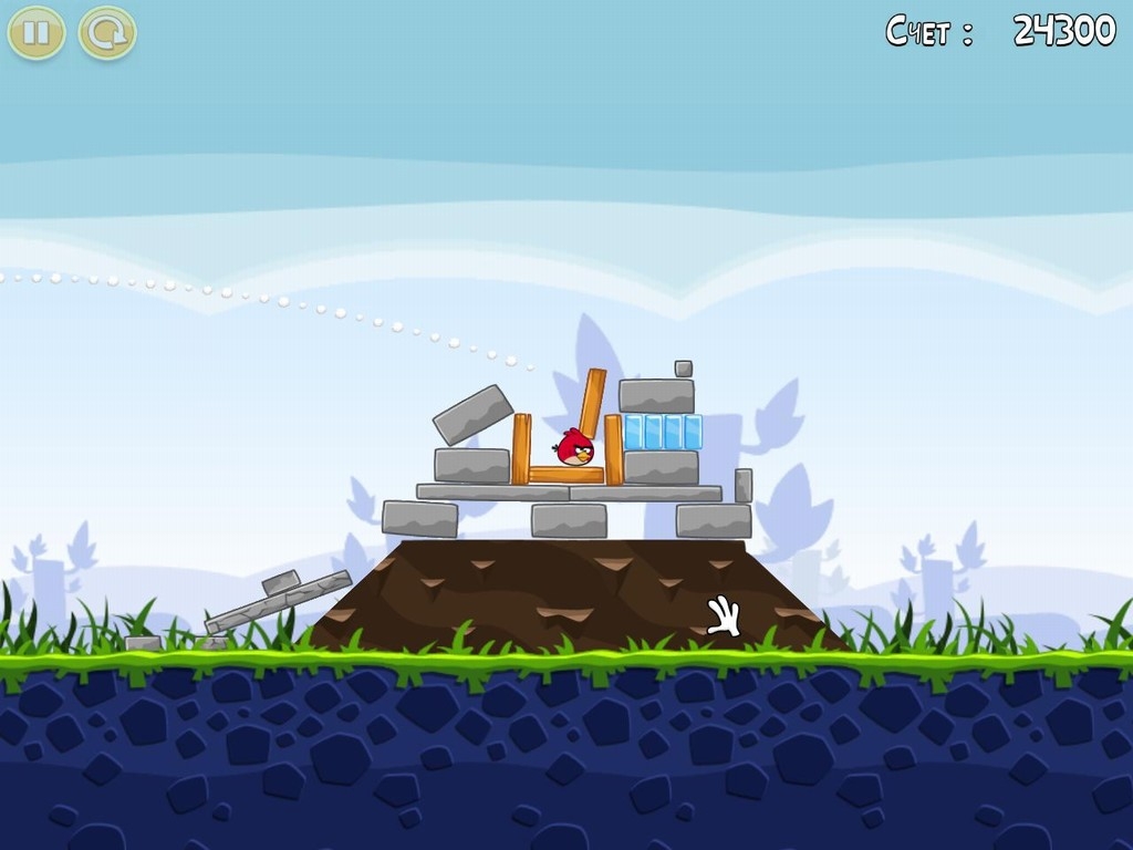 Скриншот из игры Angry Birds под номером 34