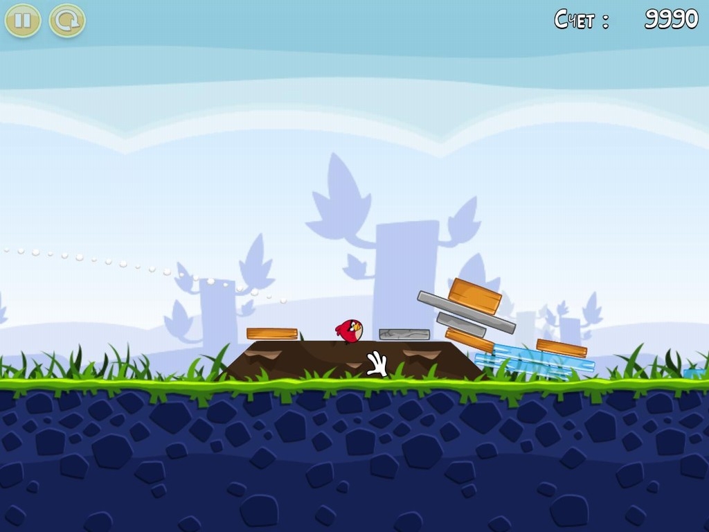 Скриншот из игры Angry Birds под номером 38