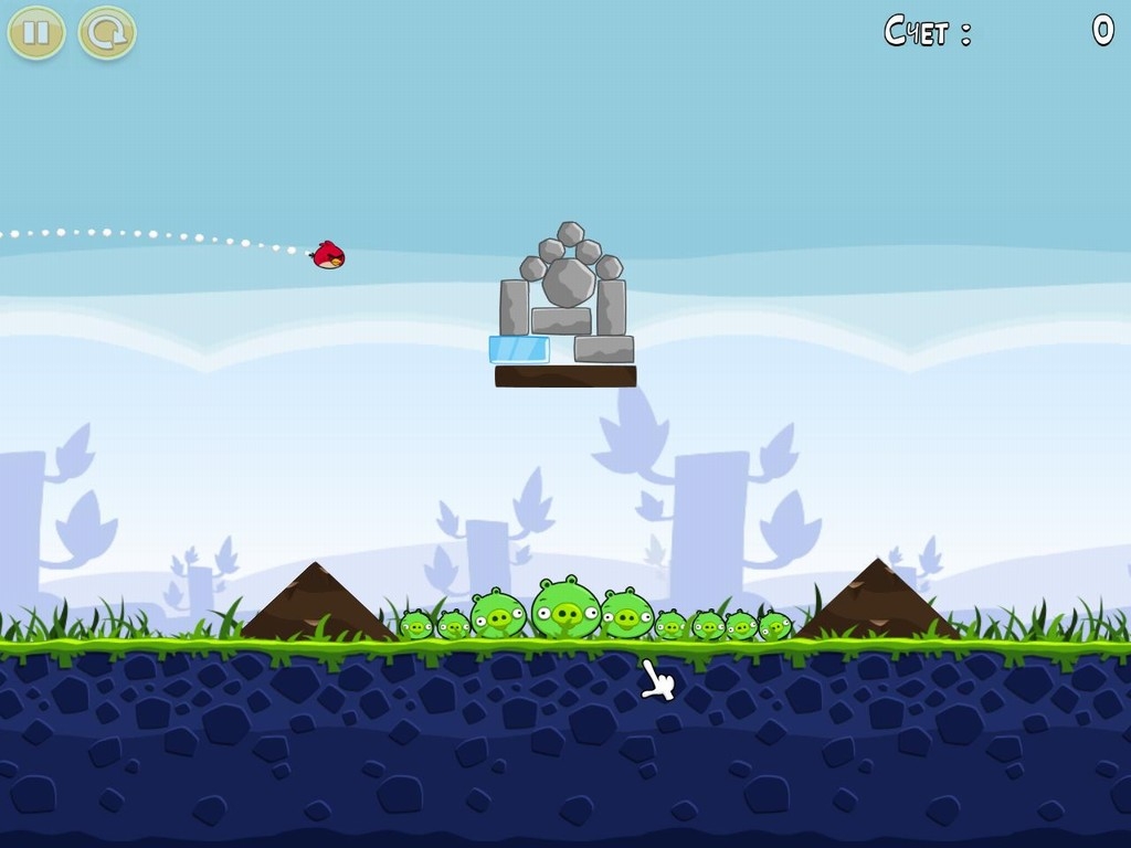 Скриншот из игры Angry Birds под номером 40