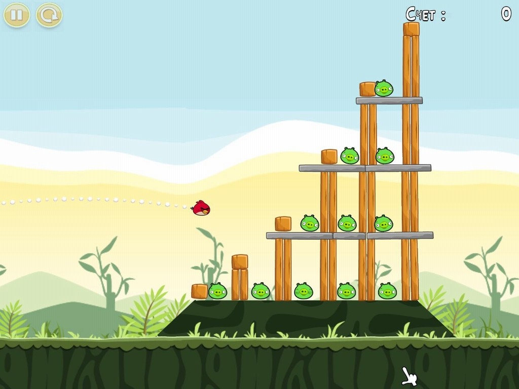 Скриншот из игры Angry Birds под номером 41