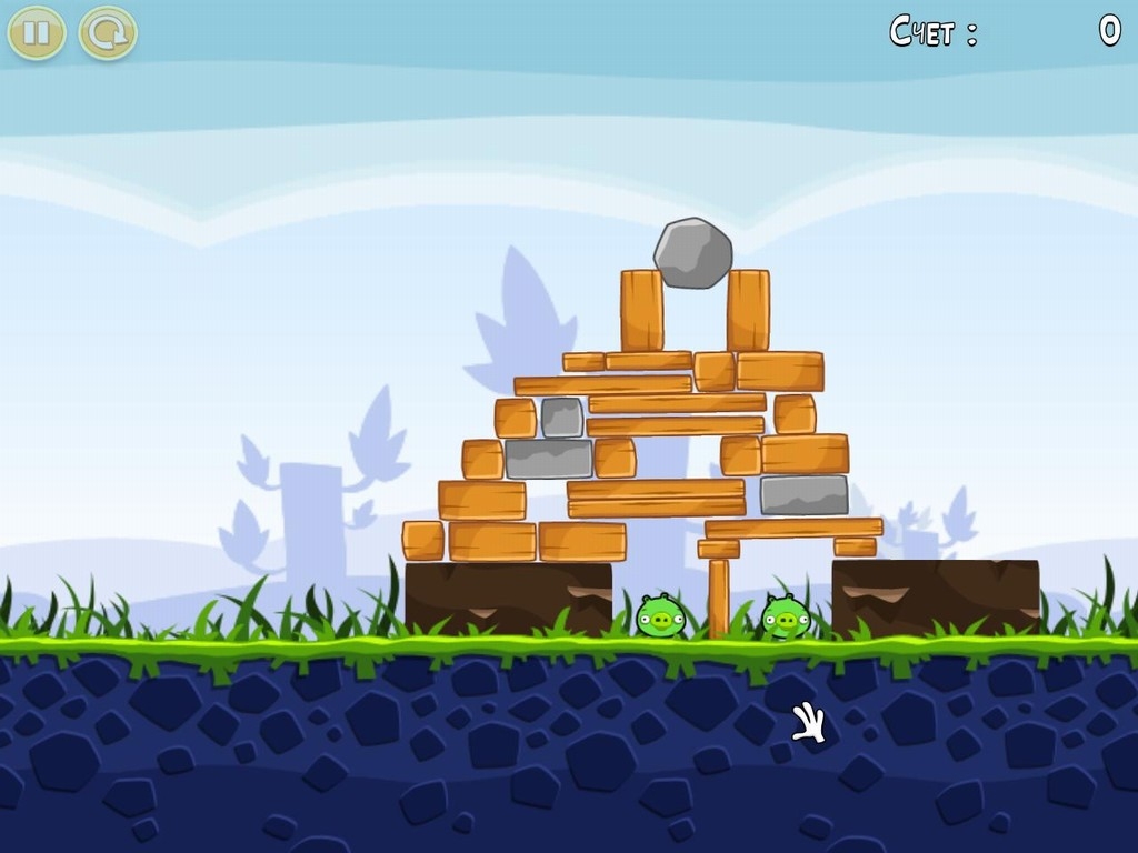 Скриншот из игры Angry Birds под номером 42