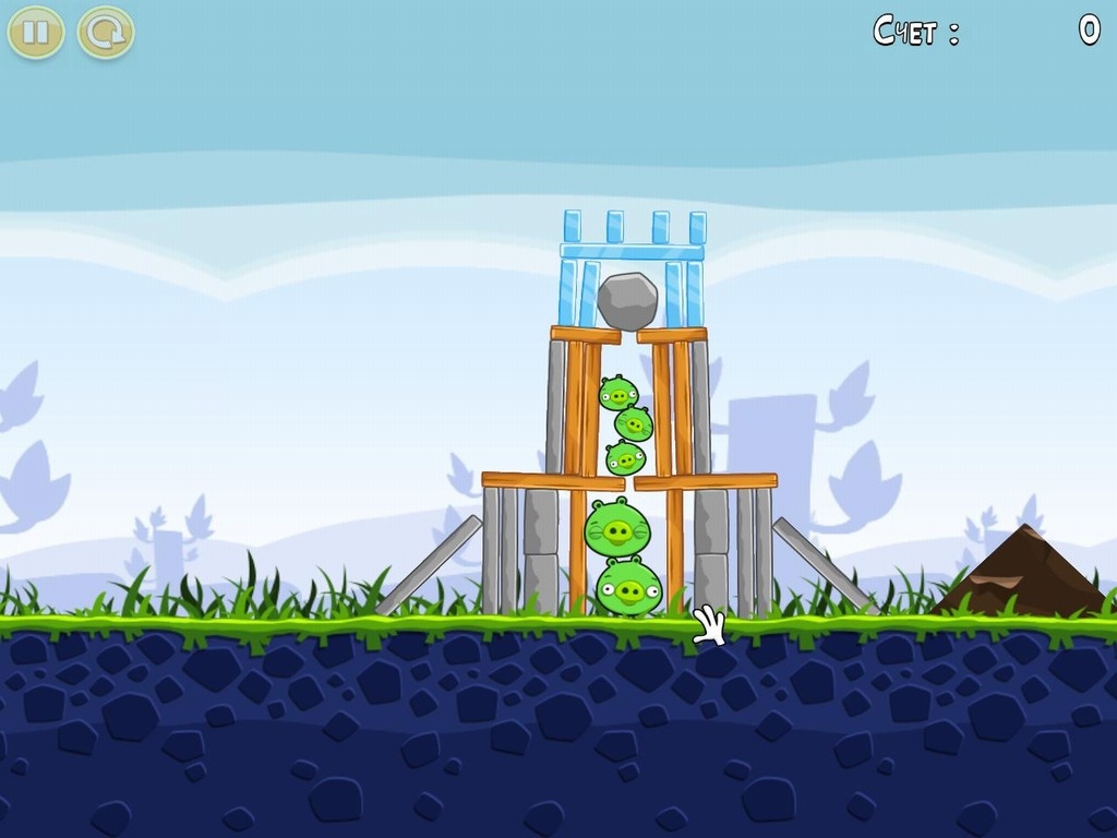 Скриншот из игры Angry Birds под номером 44