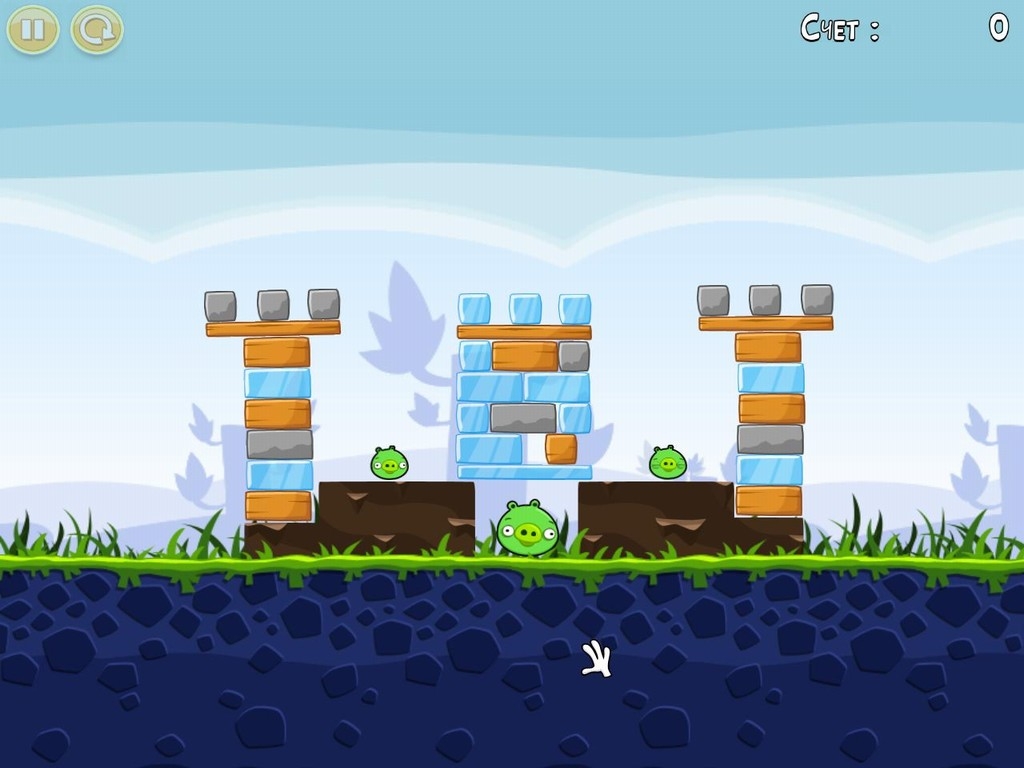 Скриншот из игры Angry Birds под номером 46