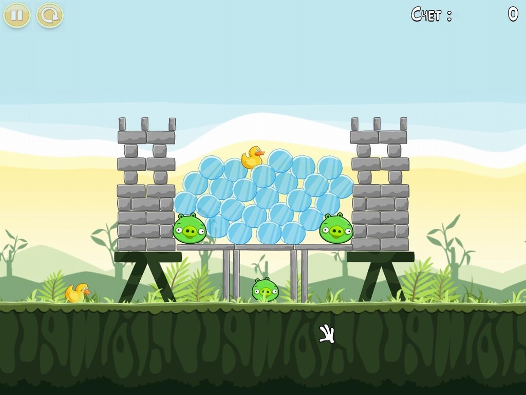 Скриншот из игры Angry Birds под номером 49