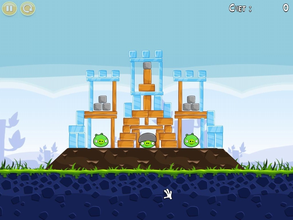 Скриншот из игры Angry Birds под номером 5