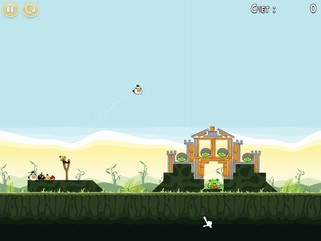 Скриншот из игры Angry Birds под номером 51