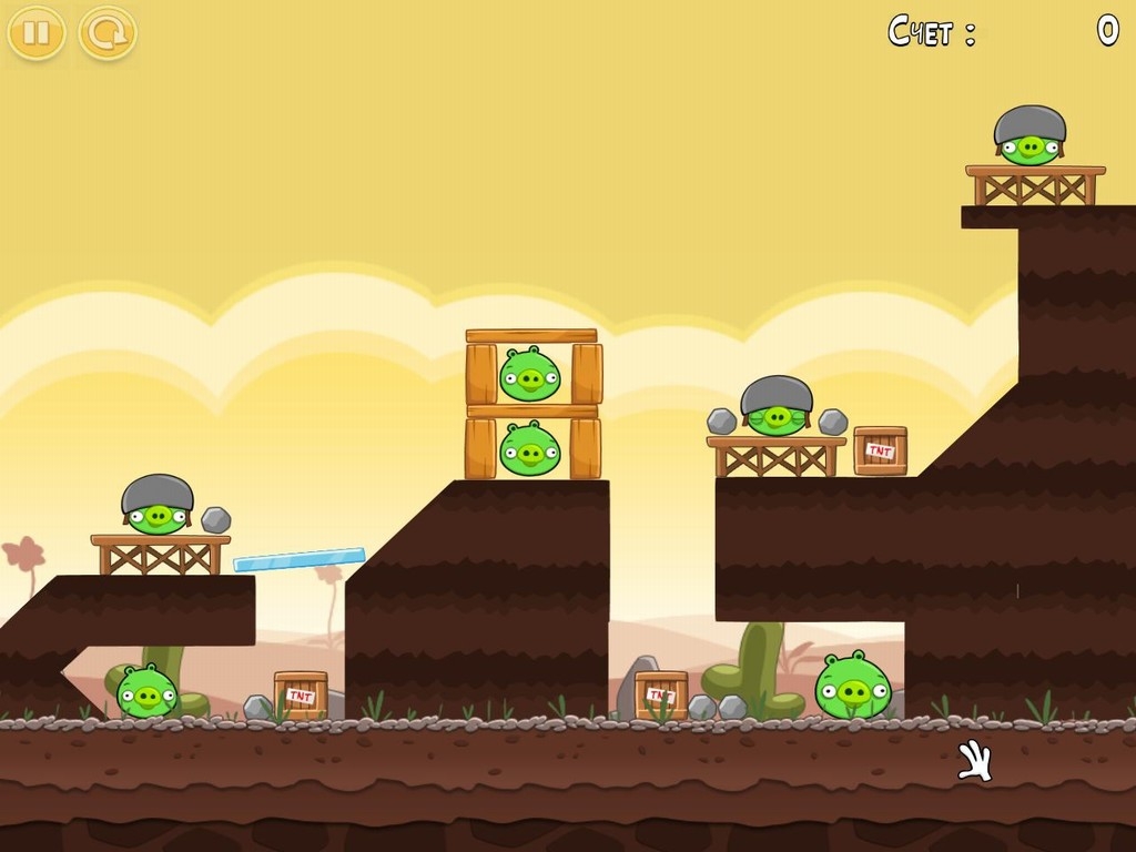 Скриншот из игры Angry Birds под номером 52