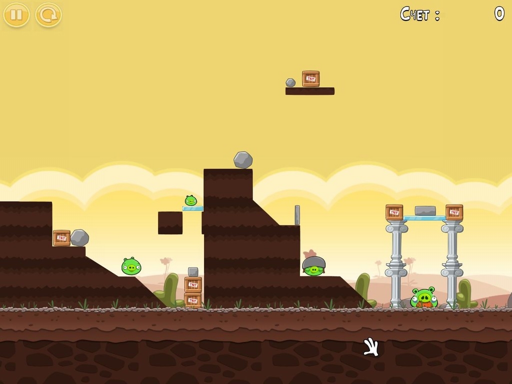 Скриншот из игры Angry Birds под номером 53